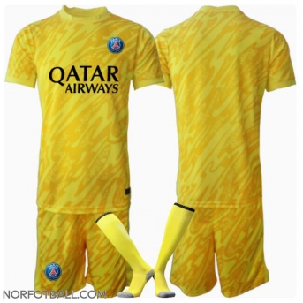 Billige Fotballdrakt Paris Saint-Germain Keeper Replika Tredjedraktsett Barn 2024-25 Kortermet (med bukser)